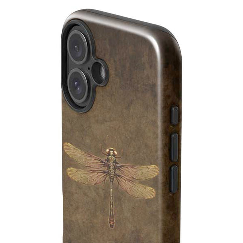 Steampunk & Gear Dragonfly by Brigid Ashwood iPhone 16 Plus Impact Case